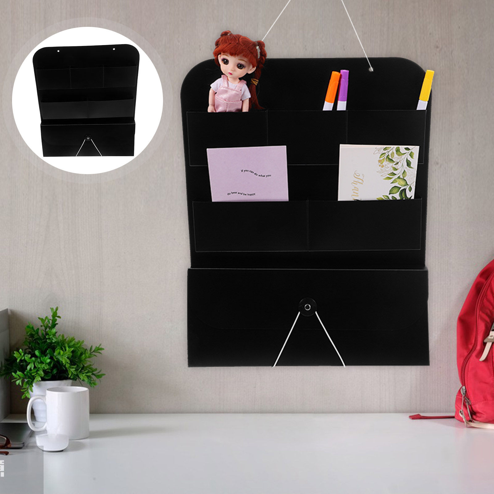 Magazine Holder Rack - Organizador de archivos para colgar en