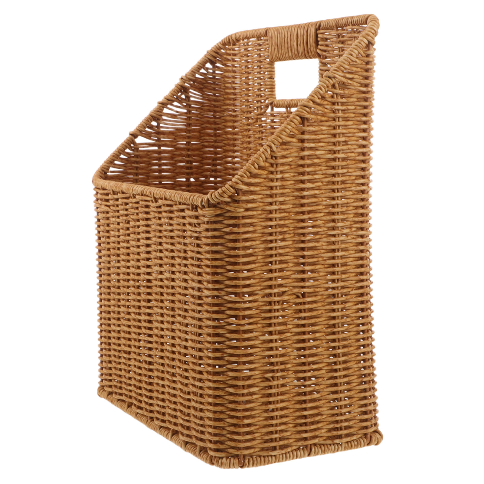 Magazine Holder Rack - Cesta de Pared Tejida de Imitación
