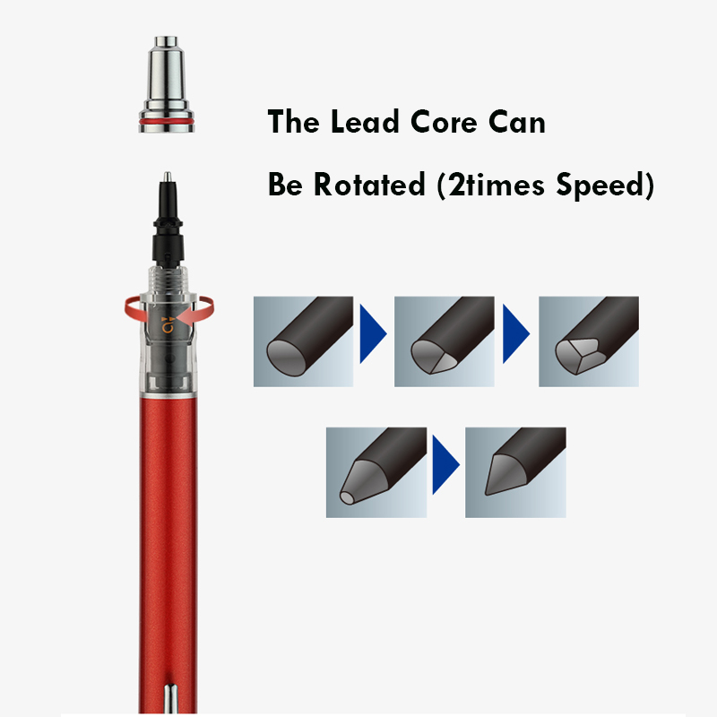 Lápices mecánicos giratorios U - Mechanical Pencil 0.3 reseña y precio