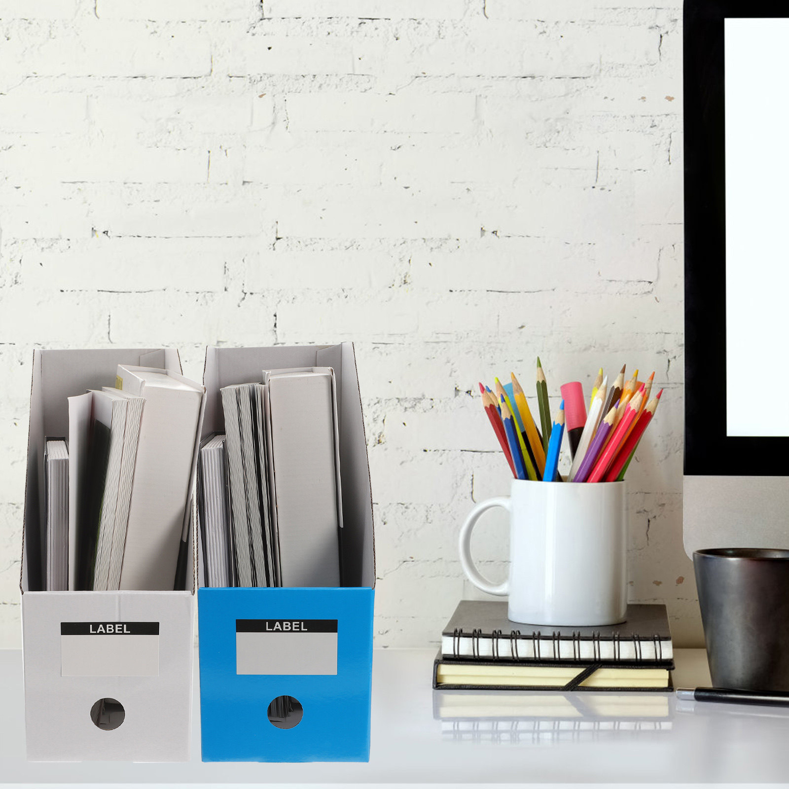 Organizador de archivos de 3 p - Magazine Holder Rack reseña y precio
