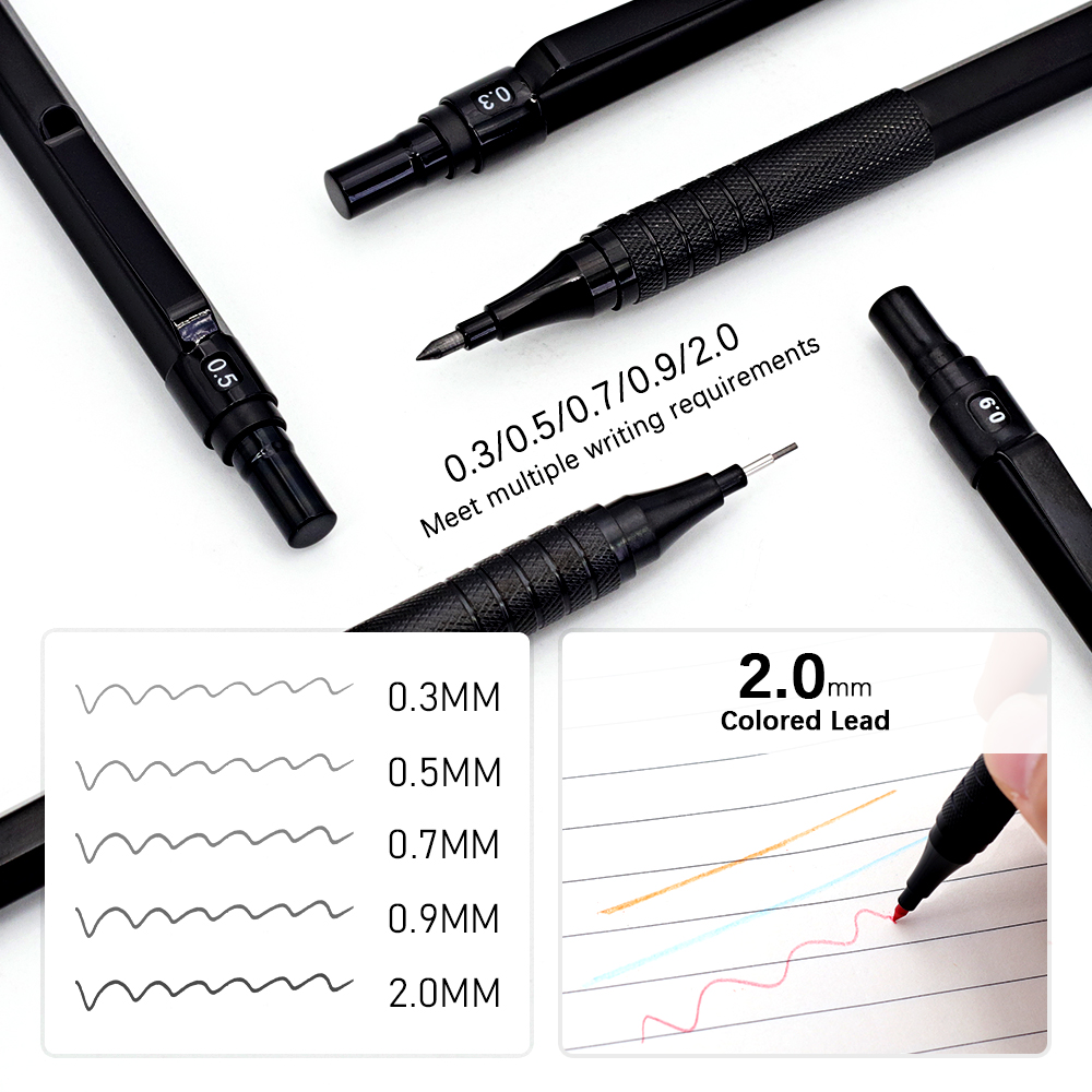 Juego de Lápices Mecánicos de  - Mechanical Pencil 0.3 reseña y precio