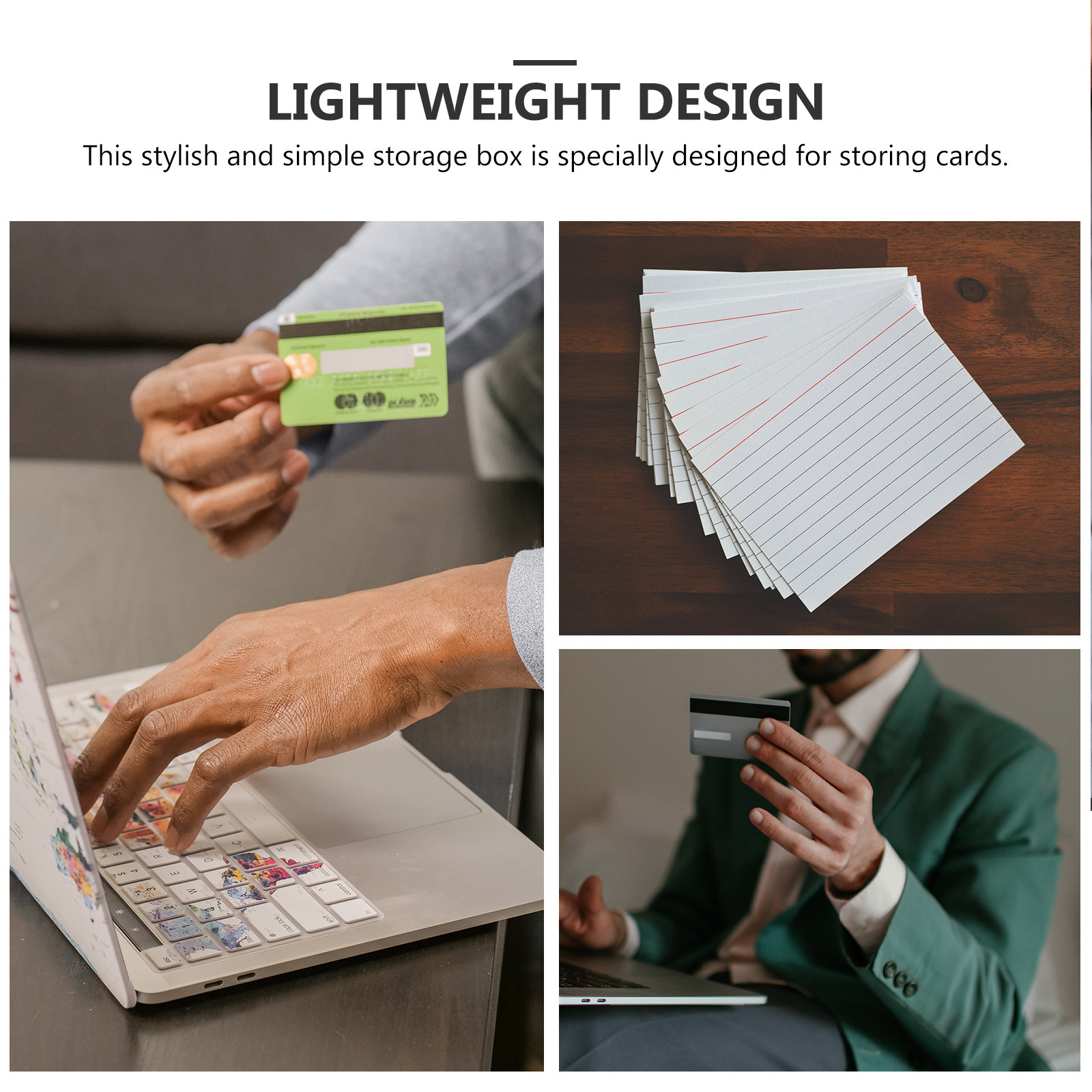 4 piezas de organizadores de p - Index Card Holder reseña y precio