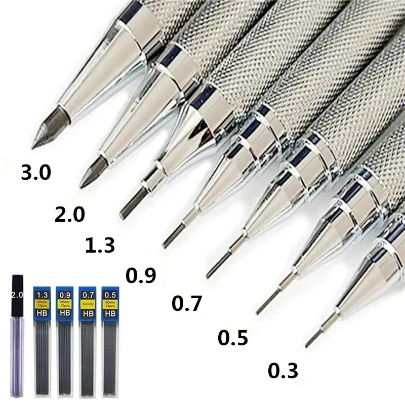Portaminas de Metal 0,3 0,5 0, - Mechanical Pencil 0.3 reseña y precio